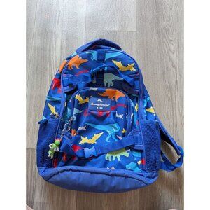 Tommy Bahama Kids Dinosaur Print Backpack Blue Keychain Adjustable Straps